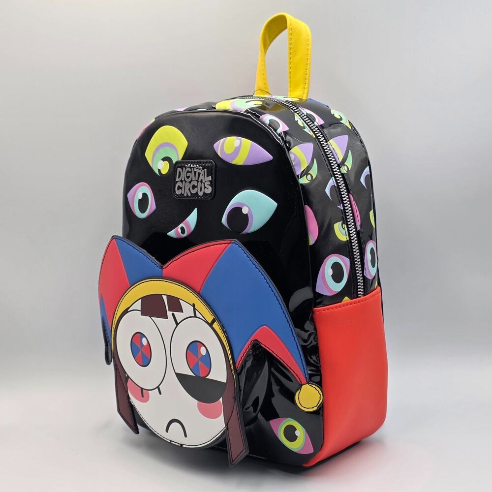 The Amazing Digital Circus Pomni Eyes Mini Backpack New - Picture 3 of 7